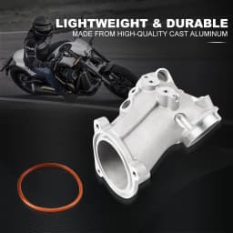 M8 Intake Manifold 57mm Air Intake For Harley Street Glide Road Glide Road King Special Softail Standard Street Bob Fat Bob Fat Boy 114 Breakout Low Rider Electra Glide Tri Glide Heritage Classic