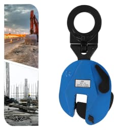 2 Ton Plate Lifting Clamp, Steel Plate Lifting Clamp for 0-0.98in Thickness, Alloy Steel Horizontal Vertical Hoist Clip