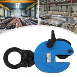 2 Ton Plate Lifting Clamp, Steel Plate Lifting Clamp for 0-0.98in Thickness, Alloy Steel Horizontal Vertical Hoist Clip