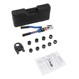 10T Hydraulic Pipe Press Tool, Pipe Connector Press Tool V12 15 18 22 28mm+Th16 20 26 32mm For Crimping Stainless Steel Pipes