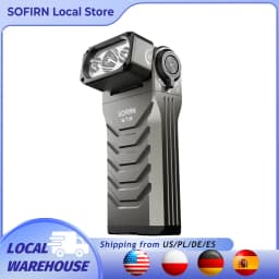 SOFIRN ST2 3000LM Flashlight SFT42R LED 6000K Red Light 660nm with UV 365nm 21700 USB C Rechargeable EDC Torch