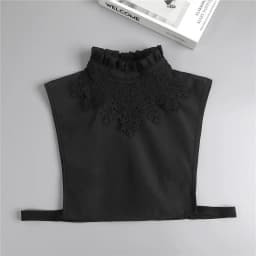 Fashion Half Shirt Style Fake Collar for Women Stand Detachable Collar Fake Girls Vintage Lace Ladies False Blouse Collar Decor