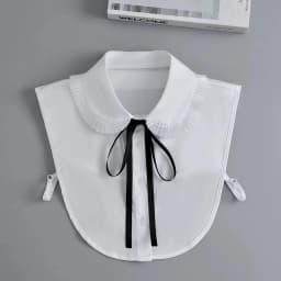 Fashion Half Shirt Style Fake Collar for Women Stand Detachable Collar Fake Girls Vintage Lace Ladies False Blouse Collar Decor