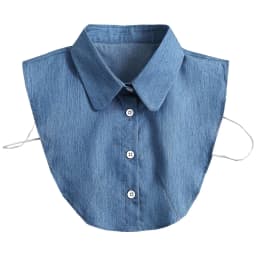 Fashion Half Shirt Style Fake Collar for Women Stand Detachable Collar Fake Girls Vintage Lace Ladies False Blouse Collar Decor
