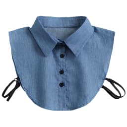 Fashion Half Shirt Style Fake Collar for Women Stand Detachable Collar Fake Girls Vintage Lace Ladies False Blouse Collar Decor
