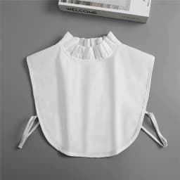 Fashion Half Shirt Style Fake Collar for Women Stand Detachable Collar Fake Girls Vintage Lace Ladies False Blouse Collar Decor