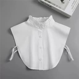 Fashion Half Shirt Style Fake Collar for Women Stand Detachable Collar Fake Girls Vintage Lace Ladies False Blouse Collar Decor