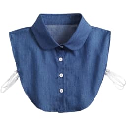 Fashion Half Shirt Style Fake Collar for Women Stand Detachable Collar Fake Girls Vintage Lace Ladies False Blouse Collar Decor
