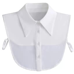 Fashion Half Shirt Style Fake Collar for Women Stand Detachable Collar Fake Girls Vintage Lace Ladies False Blouse Collar Decor