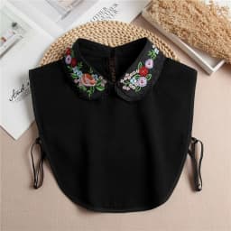 Fashion Half Shirt Style Fake Collar for Women Stand Detachable Collar Fake Girls Vintage Lace Ladies False Blouse Collar Decor