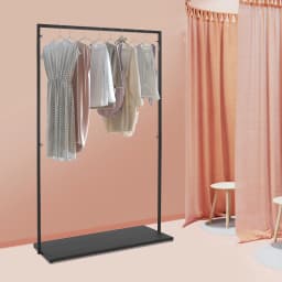 Heavy Duty Metal Clothes Rack 160cm Height Garment Display Stand w/ Base for Store Retail Home Clothing Rail Wardrobe Hanger