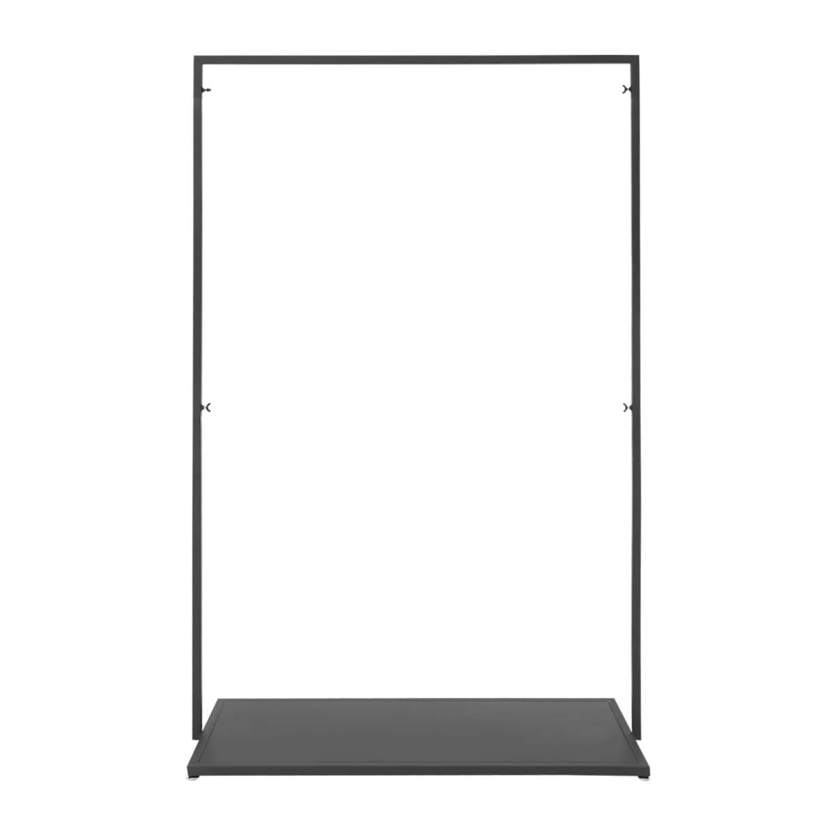 Heavy Duty Metal Clothes Rack 160cm Height Garment Display Stand w/ Base for Store Retail Home Clothing Rail Wardrobe Hanger
