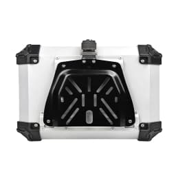 65L Motorcycle Top Case, Aluminum Alloy Waterproof Tail Box With Anti-Theft Lock & Quick Release, Universal Fit For Motorbike