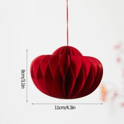 Chinese New Year Decorations 2026 Honeycomb Hanging Ornament Spring Festival Wedding Decoration Lunar New Year tet Decorations