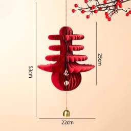 Chinese New Year Decorations 2026 Honeycomb Hanging Ornament Spring Festival Wedding Decoration Lunar New Year tet Decorations