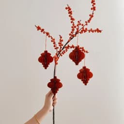 Chinese New Year Decorations 2026 Honeycomb Hanging Ornament Spring Festival Wedding Decoration Lunar New Year tet Decorations