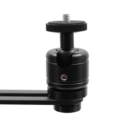 Freestanding Steel Projector Stand| 60-120cm Height Adjustable Rotating Projector Holder for 1/4" Studs Projector