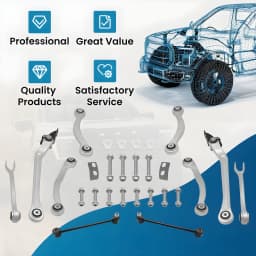 SUSPENSION CONTROL ARMS SET / KIT FOR MERCEDES C219 W211 S211