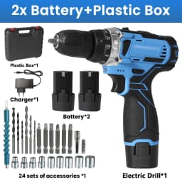 12V Cordless Mini Wireless Hand Drill Impact Drill Electric Screwdriver Electric Hammer Drill Mini Wireless Hand Drill Lithium