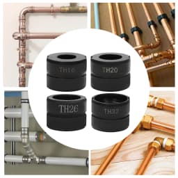 Presser Jaws Set Crimp Insert U16/20/25/32,TH16/20/26/32mm Crimping Dies Tubular Clamp Kit for Pipe Crimping Plier