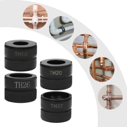 Presser Jaws Set Crimp Insert U16/20/25/32,TH16/20/26/32mm Crimping Dies Tubular Clamp Kit for Pipe Crimping Plier