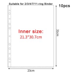 A4 Transparent Album Binder Photocards Holder Ins Book For Photo Card Stamp Organizer Student School Stationery Birthday Gifts