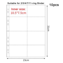 A4 Transparent Album Binder Photocards Holder Ins Book For Photo Card Stamp Organizer Student School Stationery Birthday Gifts