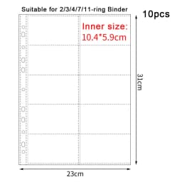 A4 Transparent Album Binder Photocards Holder Ins Book For Photo Card Stamp Organizer Student School Stationery Birthday Gifts