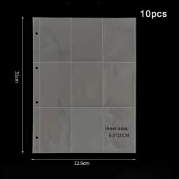 A4 Transparent Album Binder Photocards Holder Ins Book For Photo Card Stamp Organizer Student School Stationery Birthday Gifts