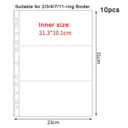 A4 Transparent Album Binder Photocards Holder Ins Book For Photo Card Stamp Organizer Student School Stationery Birthday Gifts