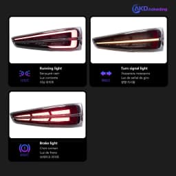 CG Car Lights for Audi Q3 LED Tail Light 2013-2018 Q3 8U LED Rear lamp DRL Dynamic Signal Brake Reverse Rear Auto Accessories