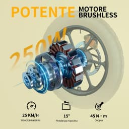 ESKUTE D100 Electric Bike 250W Motor 36V13Ah Removable Lithium Battery Electric Bicycle 16 Inch Tire Folding City Adult E-Bike