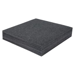 20Pcs Square Carpet Tiles, Self-Adhesive Peel and Stick Carpet Tiles, 40 x 40 cm, Carpet Tiles for Commercial & Home (Dark Grey)