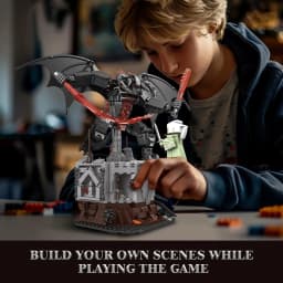 988PCS The King of The Magic Rings Devil Building Set Dark Lord Monsters Vs Gandalf Sence Model Toy Gift for Adult Kids