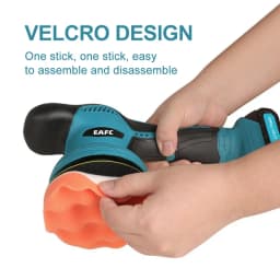 EAFC Car Polishers Wireless Automotive Polishing Machine Wax Tool Adjustable Speed 12V Electric Waxing Repairing with Battery
