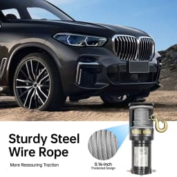 900kg Electric Lifting Device Pure Copper Motor IP67 Waterproof DC12V Electric Lifting For Off-road Vehicles ATV Yachts