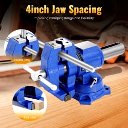 4"Vice Large Span Table Vice Two Axis Rotation 360 Degree Parallel Vice High Quality 100mm