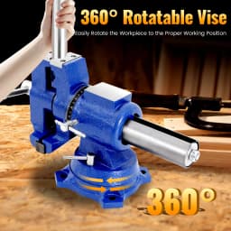 4"Vice Large Span Table Vice Two Axis Rotation 360 Degree Parallel Vice High Quality 100mm