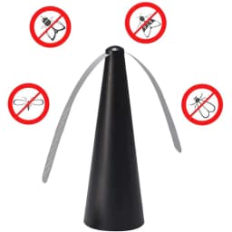Rechargeable/dry cell Outdoor Multifunctional Fly Repellent 360° Rotation Fan-type Food Protector Pest Drive Away Table Fan