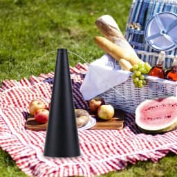 Rechargeable/dry cell Outdoor Multifunctional Fly Repellent 360° Rotation Fan-type Food Protector Pest Drive Away Table Fan