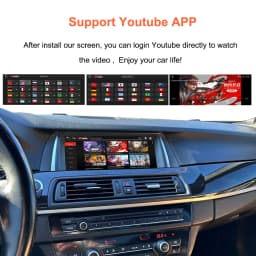 Bonroad Linux multimedia touch screen for BMW Series 5 F10 F11 CIC system NBT 2011-2017 Carplay without thread Android Auto Car Radio