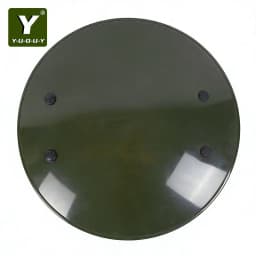 Y-U-O-U-Y Green Defense Shield, PC Material, Non-Slip Grip, Practical Gear for Outdoor Enthusiasts