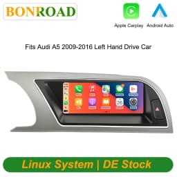 Bonroad 8.8 Inch Linux Carplay Android Car Touch Screen For Audi A5 2009-2016 Multim Radio Airplay Mirror Link Bluetooth WiFi Unit