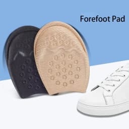 Forefoot Pads for Women High Heels Half Insoles Forefoot Anti-Slip Pain Relief Insert Shoe Size Reduce Filler for Too Big Shoes