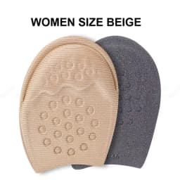 Forefoot Pads for Women High Heels Half Insoles Forefoot Anti-Slip Pain Relief Insert Shoe Size Reduce Filler for Too Big Shoes