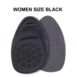 Forefoot Pads for Women High Heels Half Insoles Forefoot Anti-Slip Pain Relief Insert Shoe Size Reduce Filler for Too Big Shoes