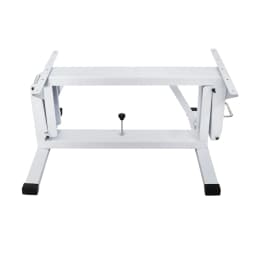 Aluminum Alloy Adjustable Foldable RV Table Stand, Height 30-70 CM, Suitable for Campervan, RV, and Yacht