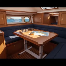 Aluminum Alloy Adjustable Foldable RV Table Stand, Height 30-70 CM, Suitable for Campervan, RV, and Yacht