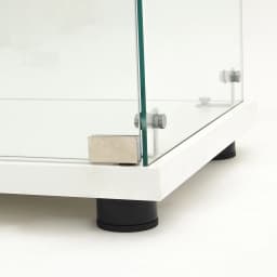 Anajqaqia LED Glass Display Case,Single Door,2 Levels Standing Collector's Display Cabinet for Living Room,Bar,Bedroom,White