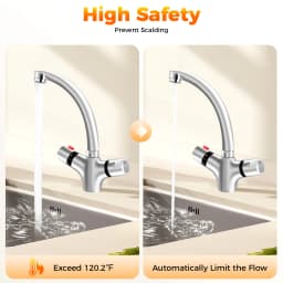 High quality brass chrome finish kitchen thermostatic faucet Kitchen Mixer Tap Basin Faucet Bathroom Faucet 360° Rotatable
